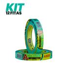 Caixa com 12 fitas crepe 525 18x50 automotiva verde adere