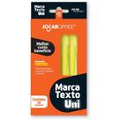 Caixa com 12 Marca Texto Amarela Uni Jocar Office