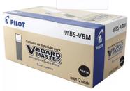 Caixa com 12 Refil Pincel Quadro Branco WBS Preto Pilot Caixa com 12 Refil Pincel Quadro Branco WBS Preto Pilot