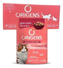 Caixa com 18 Sachês Origens para Gatos Adultos e Filhotes Sabor Carne ao Molho 85g.