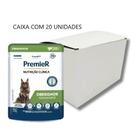 Caixa com 20 Sachês Premier Clínica Gatos Obesidade 70g