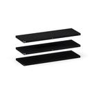 Caixa Com 3 Prateleiras em Aço Sem Reforço Pandin 92 x 30 cm Preto Caixa Com 3 Prateleiras em Aço Sem Reforço Pandin 92 x 30 cm Preto