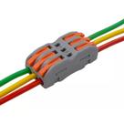 Caixa com 30 Conector Rápido Emenda Fios Cabos Inline Mola 3 Vias 32a