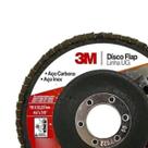 Caixa com 5 Discos de Lixa Flap 4.1/2" Grão 60 3M