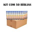 Caixa Com 50 Biblias Sagrada Pequena Para Evangelismo 9X13 cm - ATACADO