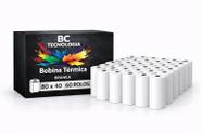 Caixa com 60 Bobinas Térmicas 80x40 Branca Pdv Cupom Fiscal Senhas 48G