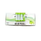 Caixa Com 60 Pilhas Aa Zinco Flex F108