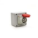 Caixa Com Tomada Industrial 2p+t 32A 380/440V Strahl SD-3639