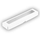 Caixa com Visor S14 (4cm x 19cm x 2cm) Branca 10 unidades Assk Rizzo Embalagens Caixa com Visor S14 (4cm x 19cm x 2cm) Branca 10 unidades Assk Rizzo Embalagens