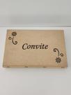 Caixa convite casamento padrinho 23x15x3,5 Caixa convite casamento padrinho 23x15x3,5