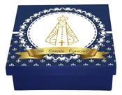 Caixa Convite Padrinho - Azul Marinho = Dindos Nossa Senhora