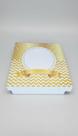 Caixa Convite Padrinhos Dourada MDF 15x15cm Caixa Convite Padrinhos Dourada MDF 15x15cm