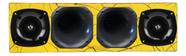 Caixa corneteira 2x2 driver tweeter 100w unlike 400
