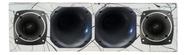 Caixa corneteira 2x2 driver tweeter 150w compet