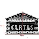Caixa Correio Alumínio P/ Portão Ou Muros Casinha prata