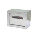 Caixa Correio Carta Condomínio Detras Inox Chave 15x30x18cm