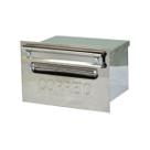 Caixa Correio Cartas Envelope Inox Para Grade 15x21x12cm Caixa Correio Cartas Envelope Inox Para Grade 15x21x12cm