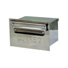 Caixa Correio Cartas Envelope Inox Para Grade 20x21x12cm Caixa Correio Cartas Envelope Inox Para Grade 20x21x12cm