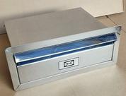 Caixa Correio Inox 304c/ Aba Fixa P/ Muro E Placa Cartinha