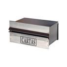 Caixa correio muro inox popular