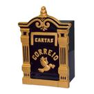 Caixa Correio Para Cartas Diamantina Ouro Detras 15x23x30cm