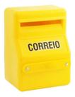 Caixa Correio Pvc De Grade Nacional 26x19x15 Amarela Lemeus
