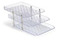 Caixa Correspondência Articulável Tripla Cristal - Waleu