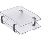 Caixa Correspondencia Dupla Acrilica Classic Cristal