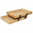 Caixa correspondência dupla articulável MDF natural Souza Caixa correspondência dupla articulável MDF natural Souza