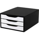 Caixa Correspondência Madeira Arquivo 03 Gavetas PRETO/BRANCO Caixa Correspondência Madeira Arquivo 03 Gavetas PRETO/BRANCO