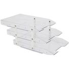 Caixa Correspondência Tripla SLIM Móvel Cristal Selada