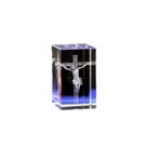 Caixa Cristal Imagem Religiosa Jesus Cristo Virgem Maria