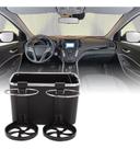 Caixa D Acessorio Porta Lenços Copo Garrafa Para Carro Preto Caixa D Acessorio Porta Lenços Copo Garrafa Para Carro Preto