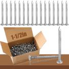 Caixa de 1 kg de aço inoxidável Siding Nails Tandefio 304 de 1,5 polegadas