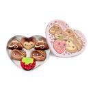 Caixa de 6 peças de chocolates de pelúcia Mochioshi com lata de armazenamento Caixa de 6 peças de chocolates de pelúcia Mochioshi com lata de armazenamento