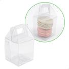Caixa de Acetato, Caixa para 2 Macaron PX-41 (5x5x6 cm) (25un) Embalagem de Plástico Transparente para Artesanato Caixa de Acetato, Caixa para 2 Macaron PX-41 (5x5x6 cm) (25un) Embalagem de Plástico Transparente para Artesanato