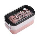 Caixa De Almoço Bento De Aço Inoxidável 304 Para Crianças, 2 Camadas, Segura Para Micro-ondas,