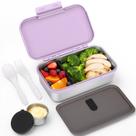 Caixa de almoço Bento JSLOVE em aço inoxidável 900 mL com quantidade de molho.