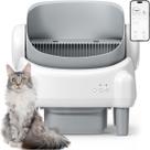 Caixa de Areia Autolimpante com Tampa Aberta Automática para Gatos com APP Newpet Caixa de Areia Autolimpante com Tampa Aberta Automática para Gatos com APP Newpet