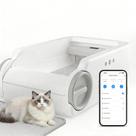 Caixa de areia automática aberta para gatos Cosmillio 5,8 L com app inteligente