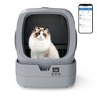Caixa de areia automática autolimpante para gatos UPFAS com controle por app