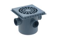 Caixa de Areia para Esgoto 100mm Cinza