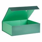 Caixa de armazenamento Caixa de presente dobrável PLINJOY 48x41x15 cm verde