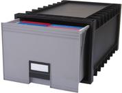 Caixa de armazenamento de arquivos Storex STX61106U01C preto/cinza