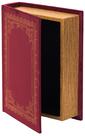 Caixa de armazenamento de bugigangas Vintiquewise em forma de livro vintage em forma de vermelho