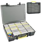 Caixa de armazenamento de cartas colecionáveis Xuerdon 2300+ Card Capacity Grey