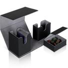 Caixa de armazenamento de cartas Weewooday Deck para mais de 120 cartas com capa