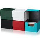 Caixa de armazenamento de cartas Weewooday Leather Deck Game, 5 unidades, 5 cores