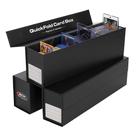 Caixa de armazenamento de cartões BCW QuickFold com fecho magnético, pacote com 3