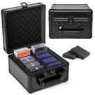 Caixa de armazenamento de cartões colecionáveis ULTRGEE Top Loader 186+ Cards